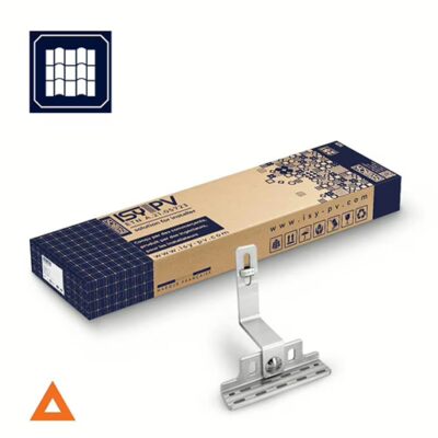 ISYBOX triangle Tuile mécanique pour 2 modules photovoltaïques. ISY PV